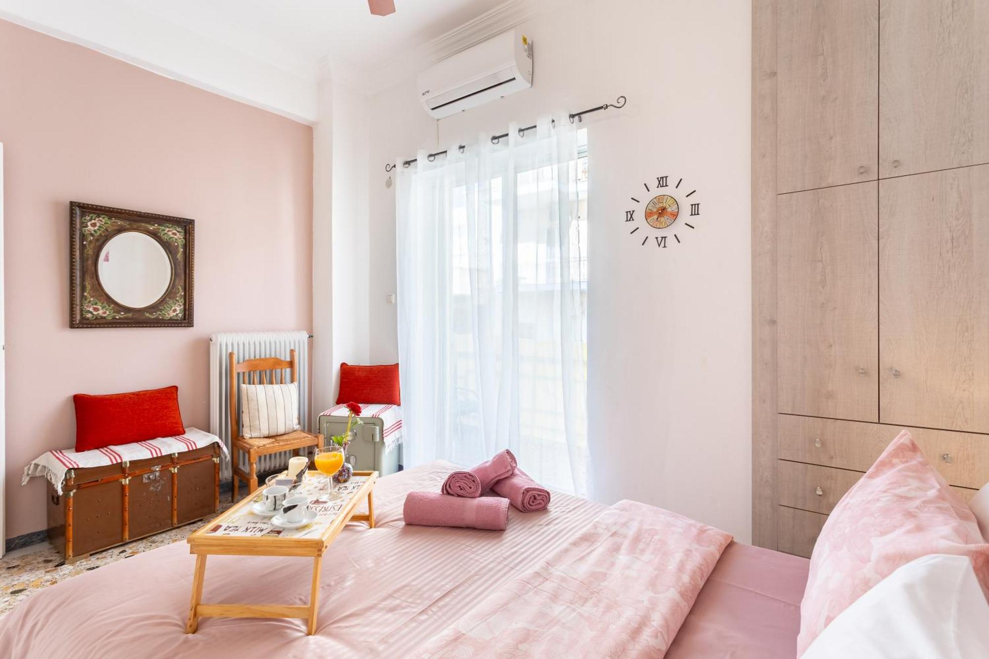 78m² 2 slaapkamer, 2 privé badkamer Appartement in Kalamáta Buitenkant foto