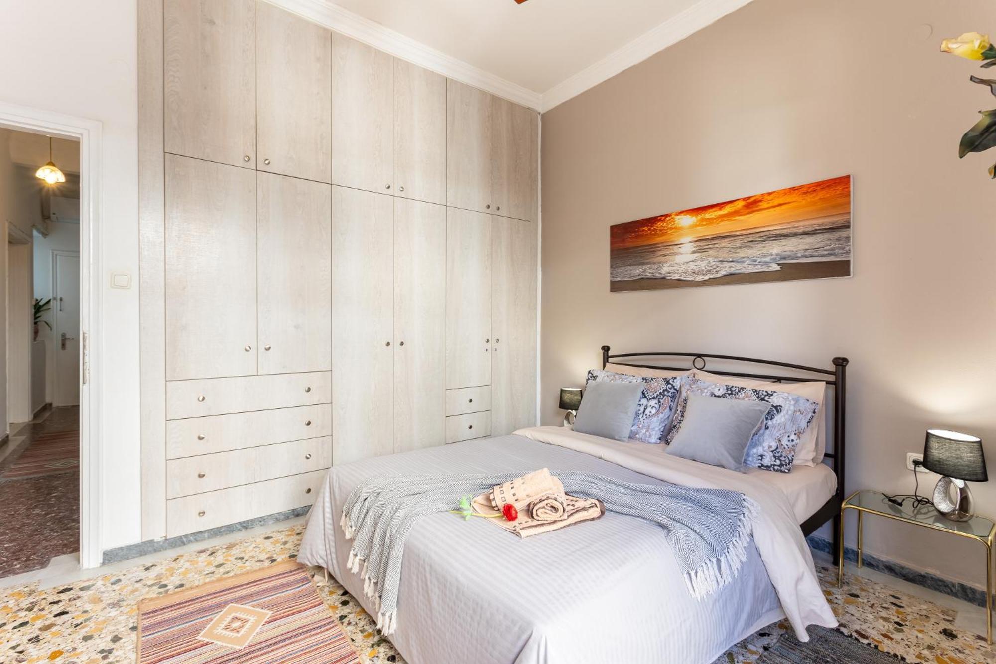 78m² 2 slaapkamer, 2 privé badkamer Appartement in Kalamáta Buitenkant foto