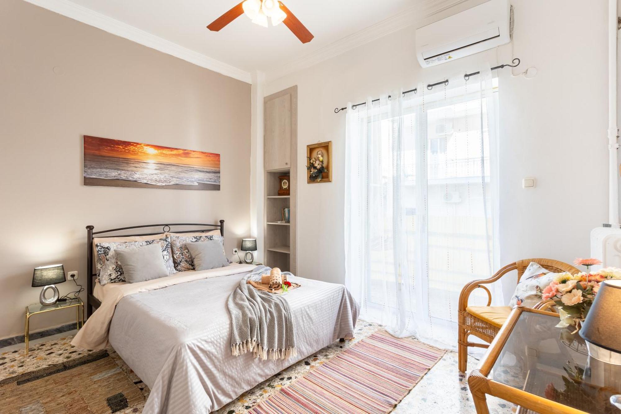 78m² 2 slaapkamer, 2 privé badkamer Appartement in Kalamáta Buitenkant foto